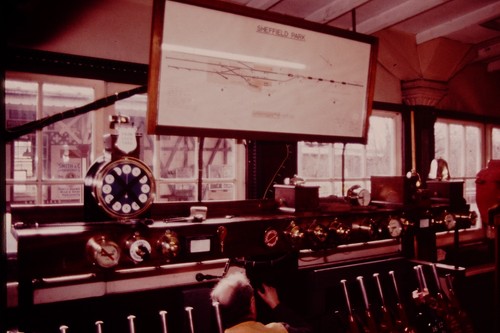1984 sheffield park signal box - sheffield,