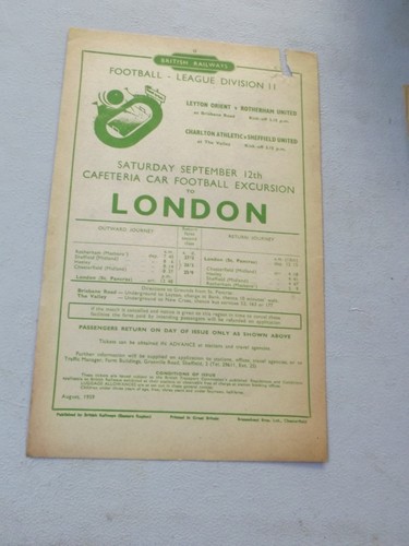 Railway handbill football - railway,