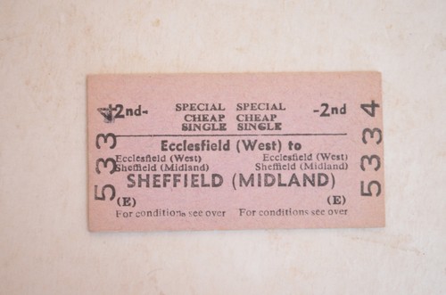 Railway ticket brb - brb, ecclesfield